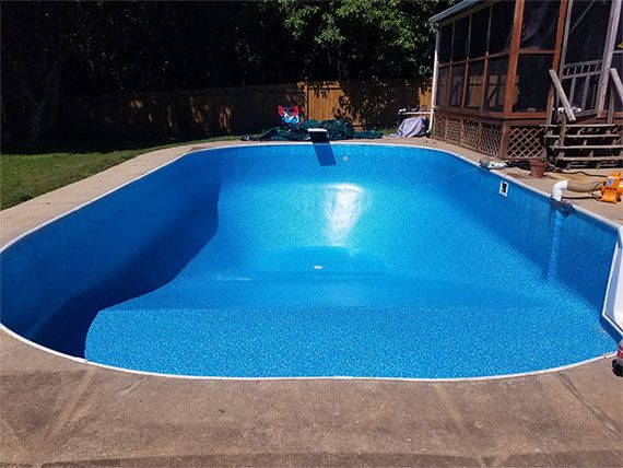 Inground Vinyl Liner Swimming Pool Replacements at the best prices. Serving MD & VA. Call 410-242-2264